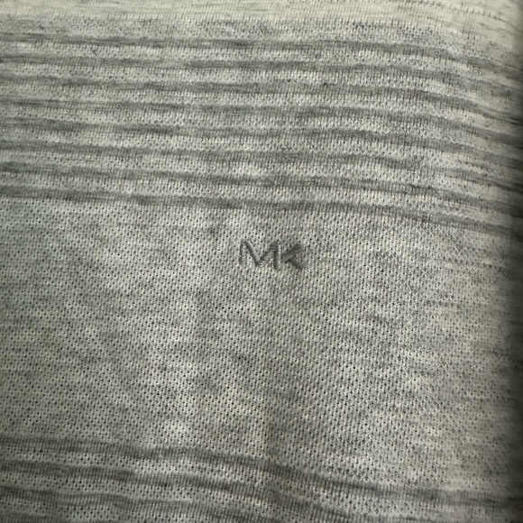 Michael Kors Gray Striped Polo size XXL - Picture 2 of 4